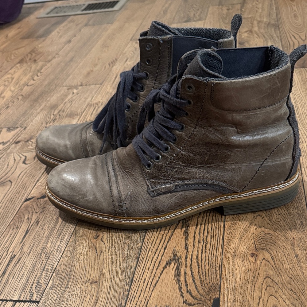 Freebird by Steven Dark Brown Leather Boots